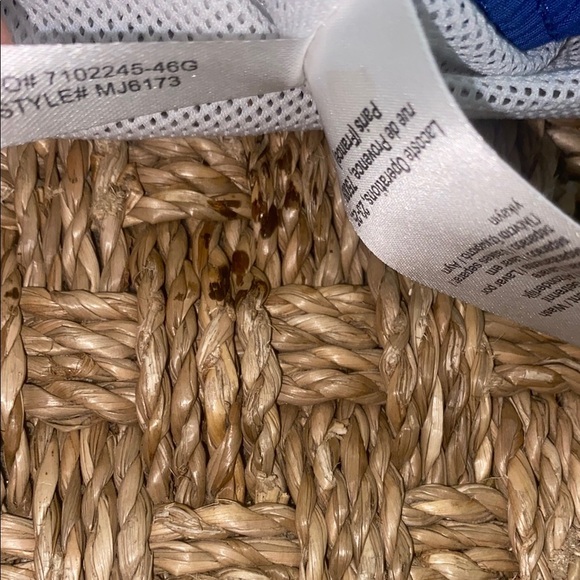 Lacoste Boys Blue and White Swim Trunks sz 8 - Picture 9 of 10